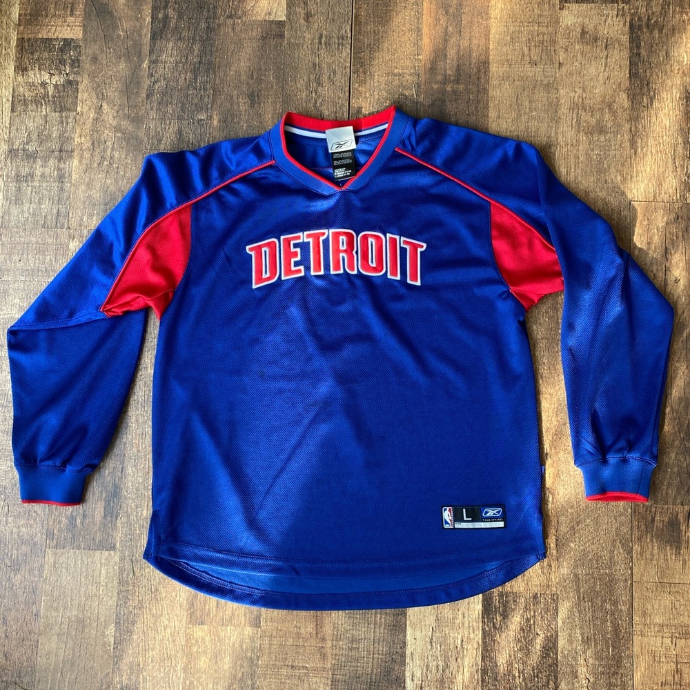 Detroit Pistons Vintage Warm Up Jersey